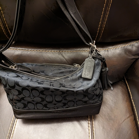 Coach Black Legacy Signature EW Duffle - Picture 8 of 8